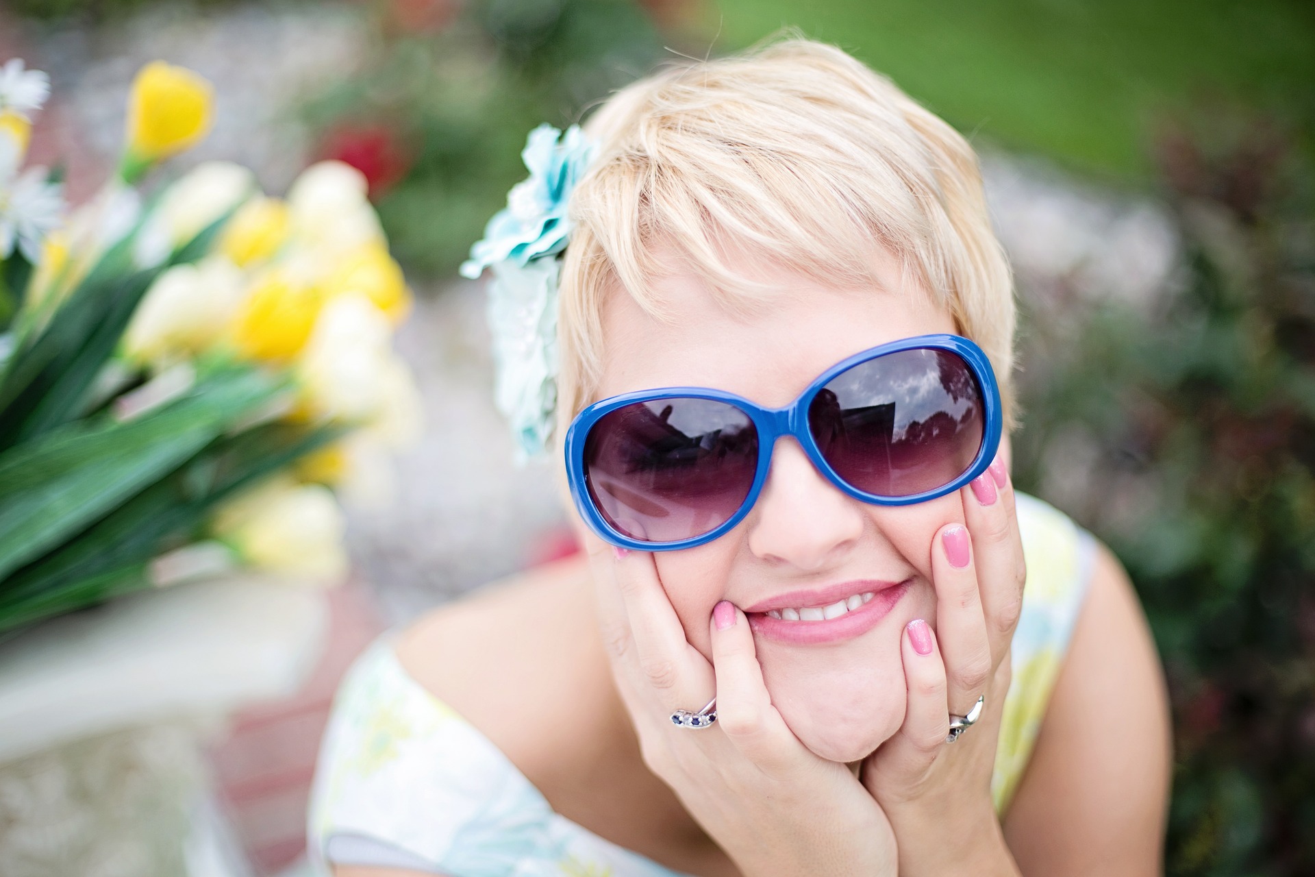 woman in sunglasses