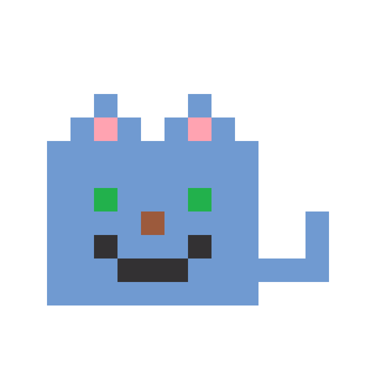 cute blue cat 