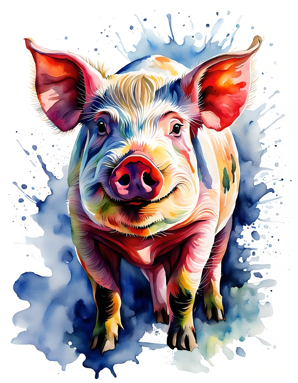 cool art pig