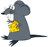 The mouse enemy from the game Cheese Game