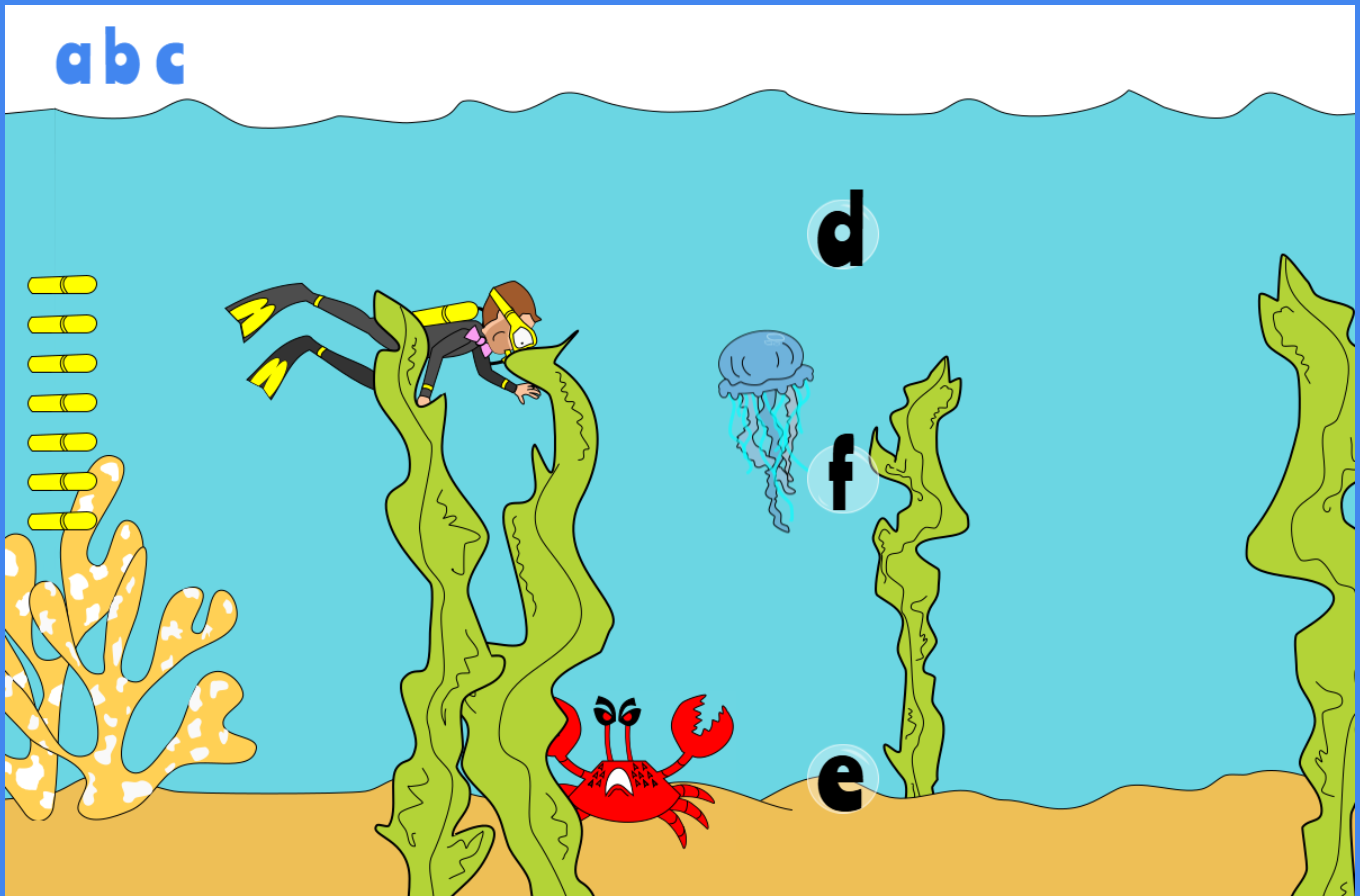 image link to the abc diver game  app