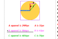 image link to an explanation and demonstration of the pythagorean theorem in coding